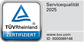 Hinkel GmbH ist von TÜV Rheinland zertifiziert Bild mit Zertifikat von TÜV-Rheinland